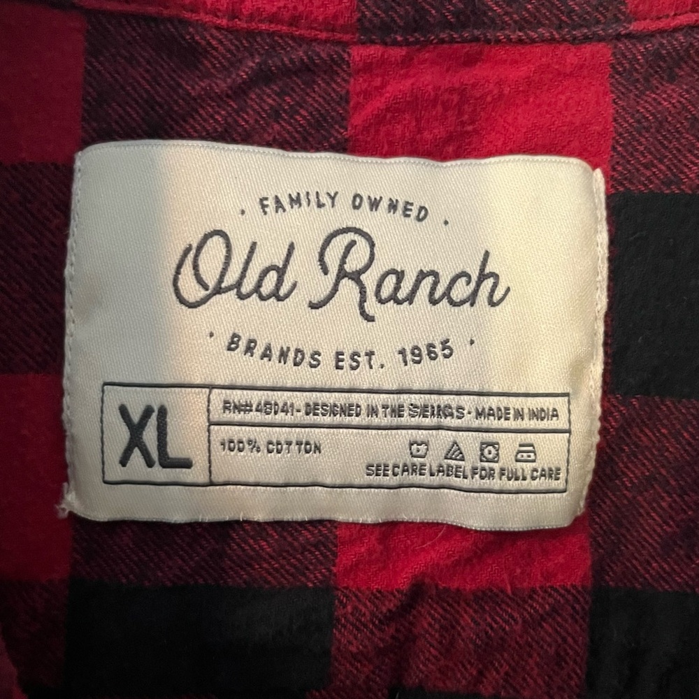 Buffalo Plaid Flannel Button Up Shirt - Picture 2 of 5
